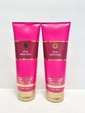 Bath & Body Works Pink Obsessed Ultimate Hydration Body Cream - Pack of 2